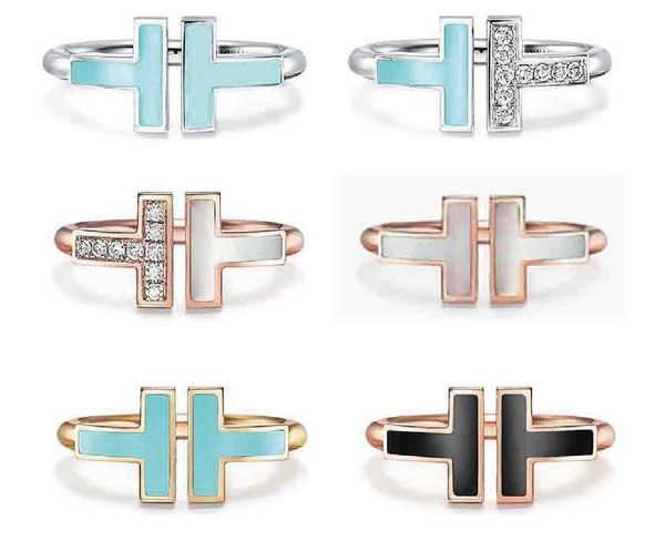 

band rings the new double shaped opening 925 sterling silver band rings 1.1with original fashion woman jewelry ring