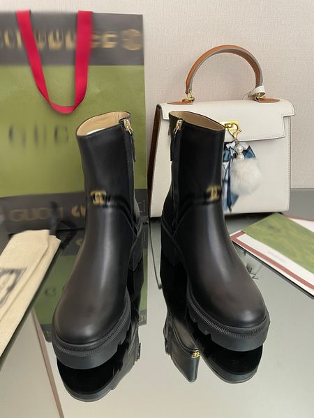 

2023 winter warm ankle snow boot martin australia booties lady boots cowboy bottes chaussons shoes women big size 35--40 with opp bag eur 35, Black