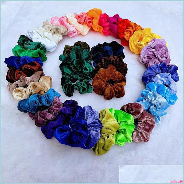 

hair rubber bands elegant veet hairring scrunchie women girls elastic hair rubber bands gum accessories tie rope ponytail holder hea dhubm, Pink