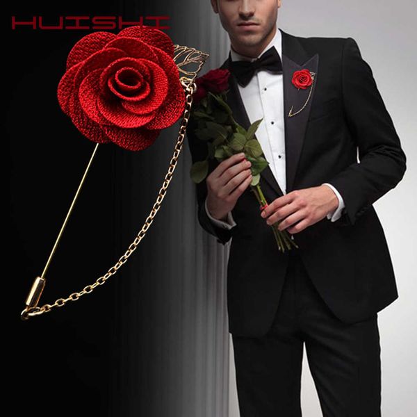 

pins brooches for men accessories shirt pin chain gold leaves handmade brooch wedding korean fashion jewelry l221024, Gray