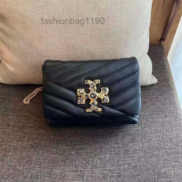 

bags designer burchs handbags t0rys women's bags 2022 women's star same diamond inlaid sheepskin embroidered messenger ins net red