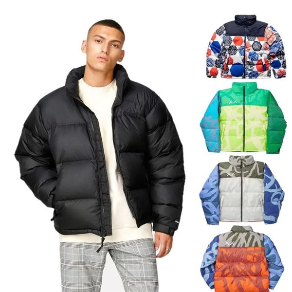 

2022 winter down jacket men puffer jackets hooded thick coats mens women couples parka winters coat size m-xxl, Black