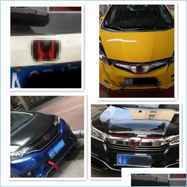 

car badges black red h car badges styling abs front rear logo boot emblem sticker converted fl size drop delivery 2022 mobiles motor dhu8w