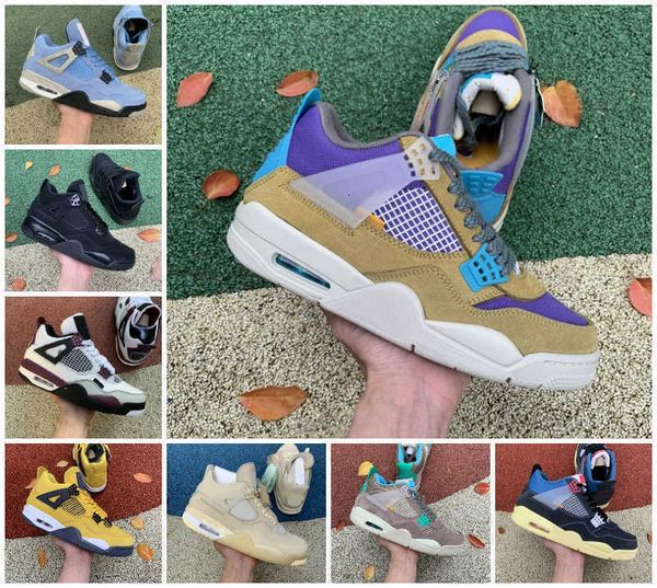 

shoes dr quality university blue 4 4s basketball mens women cream sail desert moss white oreo fire red shimmer union taupe haze what the, Black