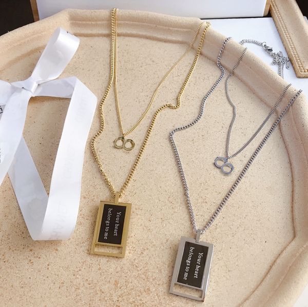 

charming designer pendant necklace 18k gold plated silver plated luxury fashion jewelry brand minority design premium women accessories char