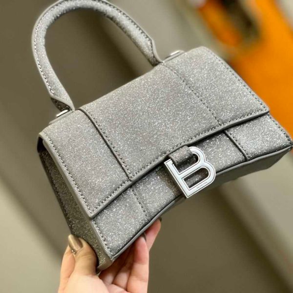 

bags designer luxury balenciss shoulder tote 2022 spring new shiny hourglass b letter high sense leather single shoulder messenger personali