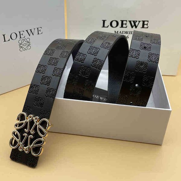 

new men's letter buckle perforated high-grade yiwei leisure and versatile youth korean fashion trouser belt, Black;brown