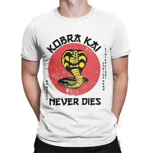 

kobra kai essential shir shir for men 100% coon creaive t- o neck tee shor sleeve gif idea, White;black