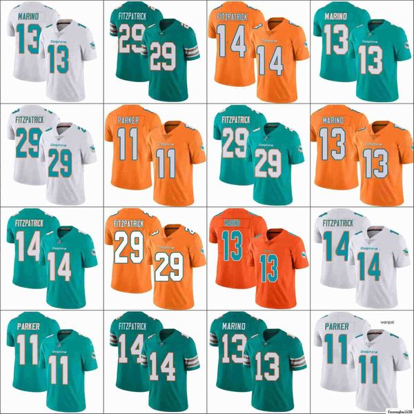 

jersey custom miami''dolphins''men #13 dan marino 29 minkah fitzpatrick 11 devante parker 14 ryan fitzpatrick women yout, Black
