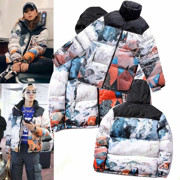 

mens down jackets womens puffer coat hooded designer parkas women zipper overcoat warm sweatshirts couples coats letter winter outwear track, Black