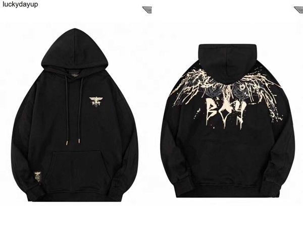 

men's hoodies designer sweatshirts boys fashion print loose round neck men's women's streetwear hoodie, Black