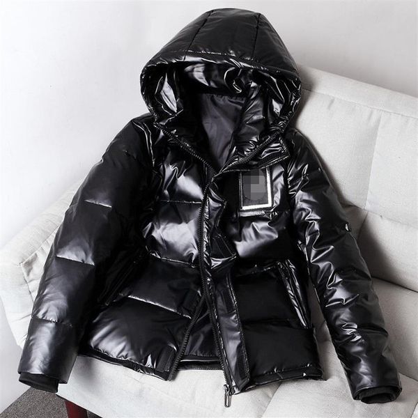 

men windproof down hooded winter down jacket winter warm coat man ultralight goose down jacket male windproof parka w0258o, Black