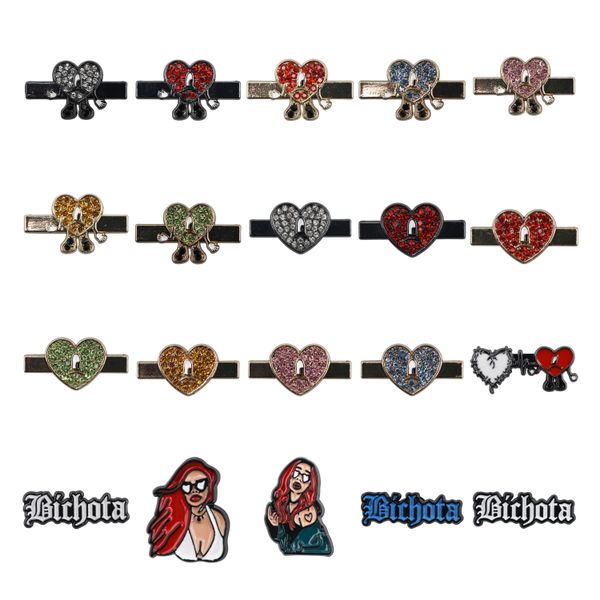 

2022 new bad bunndy mouse ears watchcharms band stud iwatch wristband charms decoration for kids women and lover, White;pink