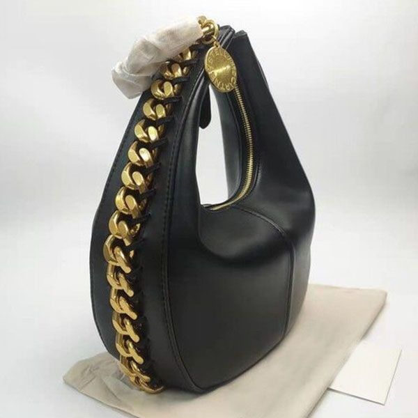 

designer bag stella mccartney frayme small zipped shoulder bag women frayme medium leather lady handbag with purse hobo bags luxury designer