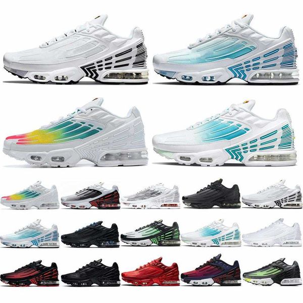 

shoes running tuned 3 tn plus iii women neon rainbow triple white obsidian green aqua volt tiger trai, White;red