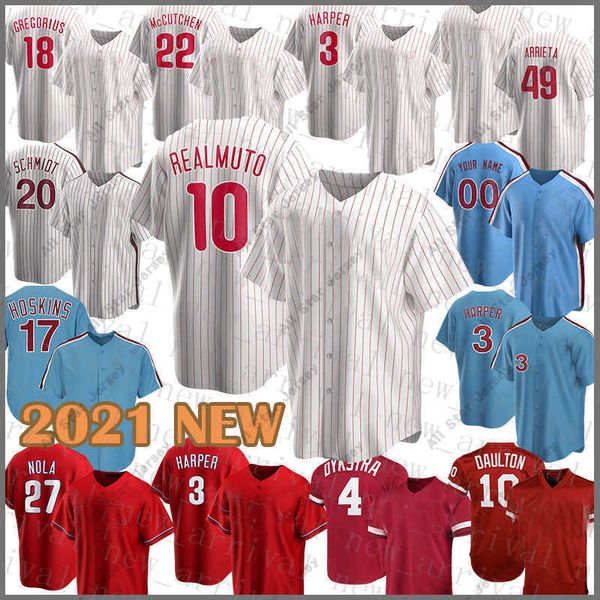 

baseball jerseys 8 nick castellanos 12 kyle schwarber phillies 10 jt realmuto bryce women 3 harper baseball jersey 20 mike schmidt custom an, Blue;black