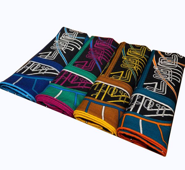 

luxury designer hand -rolled blended large scarf 70% cashmere 30%silk fashion women mysterious knight scarf 110cmx110cm provides you with wa, Blue;gray