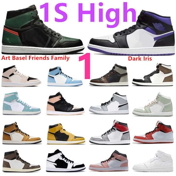 

shoes dr basketball dark iris 1 1s high stealth men stage haze fragment bio hack shadow 2.0 bred patent turbo green hyper, Black