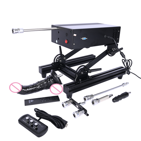 

costumes 200w super powerful machine for women automatic love machine pumping gun with different attachment toys cosplay, Black