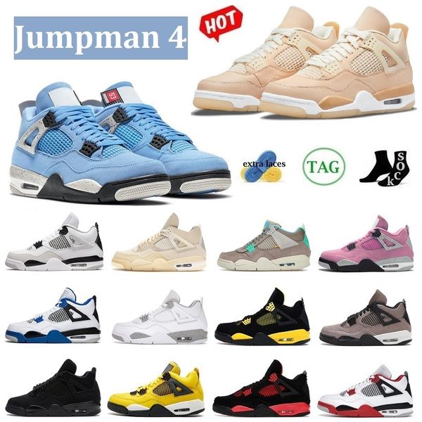 

jumpman 4 basketball shoes university blue sneakers for men women dark mocha unc light smoke grey hyper chicago bed royal toe running shoes