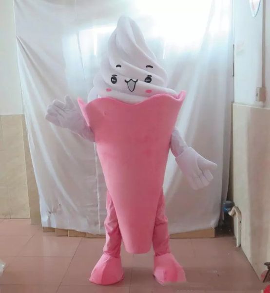 

the head ice cream mascot costume for to wear for sale, Red;yellow