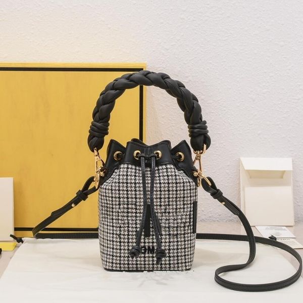 

luxury handbag women bags designer nylon crossbody shoulder bag vintage drawstring bucket messenger bag laides totes mini wallet