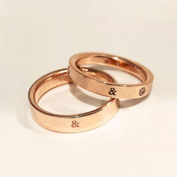 

2022luxurys designers ring with clear lettering fine workmanship full personality engagement jewelry box gold and silver wedding p345t