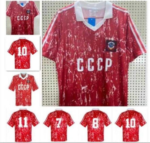 

1990 soviet union retro world cup soccer jersey 1989 1991 ussr white aleinikov protasov zavarov belanov classic vintage football, Black;yellow