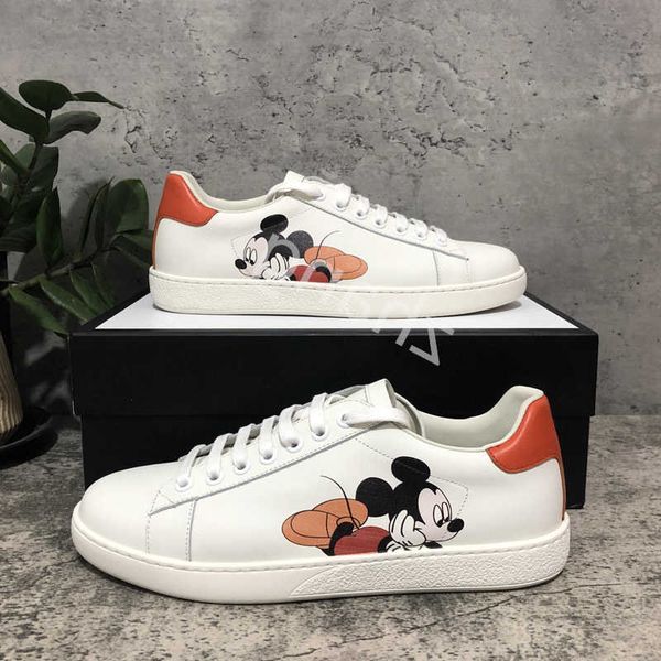 

shoes 2021men sneaker casual snake chaussures leather sneakers ace bee embroidery stripes shoe walking