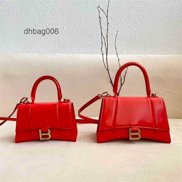 

home balenciga bag b hourglass letter 2022 designer buckle bags fashion trend leather crocodile pattern single shoulder portable messenger