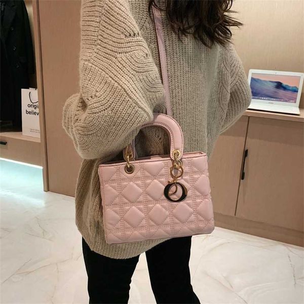 

lingge bag women's 2022 fashion chain portable diana net red one shoulder crossbody