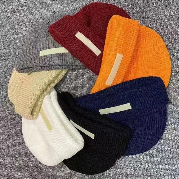 

new6 fashion designer autumn and winter knitted hat beanie letter jacquard warm, Blue;gray