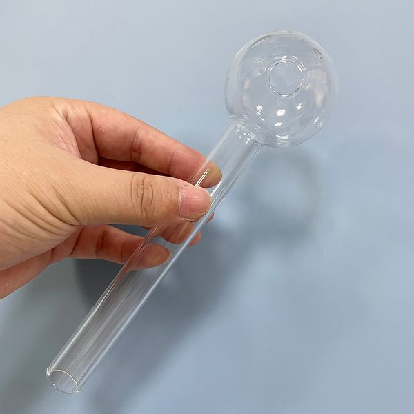 

WHOLESALE 7 Inch Smoking Pipe 18cm Thick Glass Oil Burner With 5cm Large Ball Head