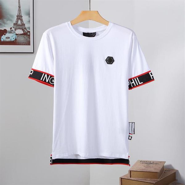 

fashion t shirts for men letter embroidery t shirt mens womens clothing short sleeved tshirt men tees #0225255j, White;black