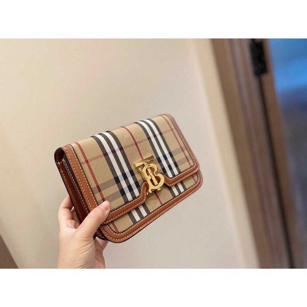 

designer burbrerys plaid bag 2022 fashionable new one shoulder slung with classic tofu yzl n9l5