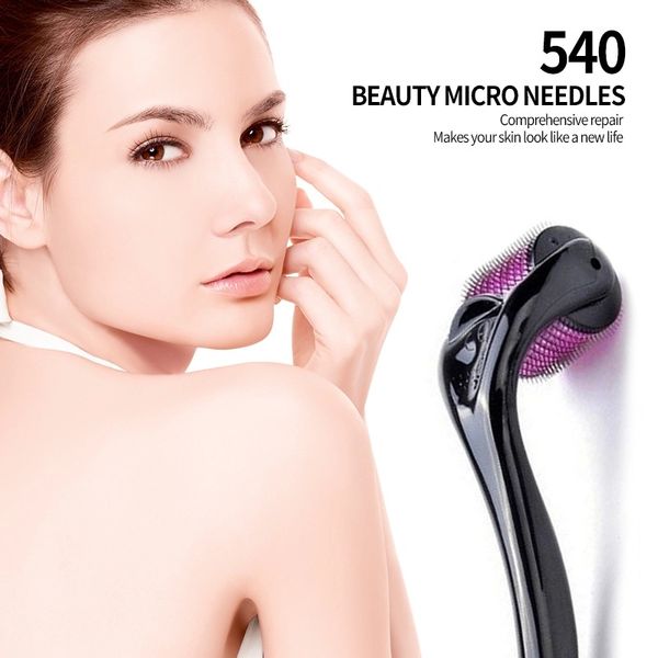 

0.5mm medical ce fine 540 needles drs derma roller for hair beard growth and acne scar treatment beard roller