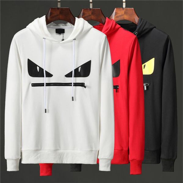 

2021 mens designer white hoodie sweatshirt men women sweater hoodie long sleeve pullover brand hoodies streetwear fashion sweaters2136, Black