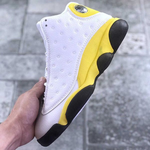 

shoes high 13 del sol 13s white university red-del sol-black men outdoor sports sneakers running