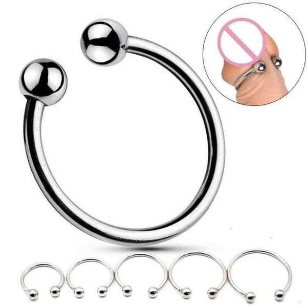 

toy massager massager penis ring stainless rings head glan stimulating products male toys metal for men delay ejaculation