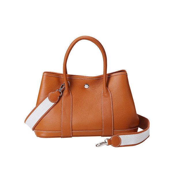 

luxurious designer herme bags 2022 new leather women's hand garden messenger