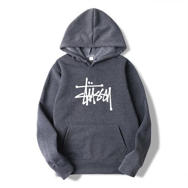 

new european and american men's sweater loose wild hoodie printing tide brand casual pullover sweater2725, Black