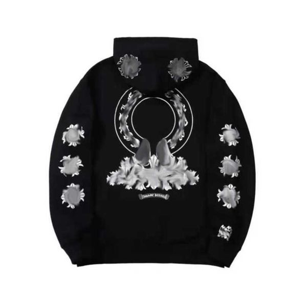 

mens classic luxury jackets sweatshirts fashion designer hoodies sanskrit sweater zipper hooded cross pullover hoodie casual men women coat, Black;brown