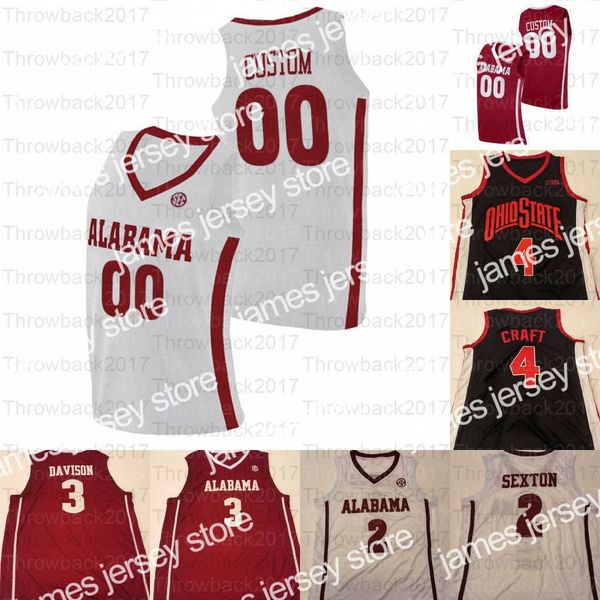 

basketball jerseys custom alabama crimson tide basketball jerseys jahvon quinerly john petty jr. joshua primo alex tchikou reese ambrose-hyl, Black;red