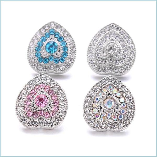 

clasps hooks romantic rhinestone clasps chunk heart 18mm snap button zircon charms bk for snaps diy jewelry findings suppliers gif dhw5c