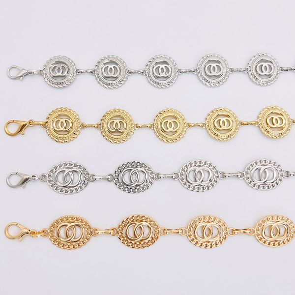 

new woman's belts luxury metal belts fashion lady waistband gold sliver 4 styles optional size, Black;brown