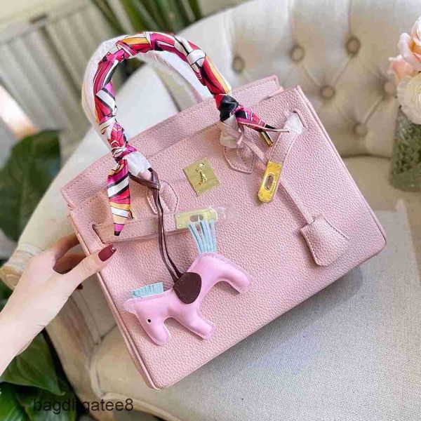 

cow bags handbags large birkins lychee designer pattern women leather handbag capacity burkin bag nkmj