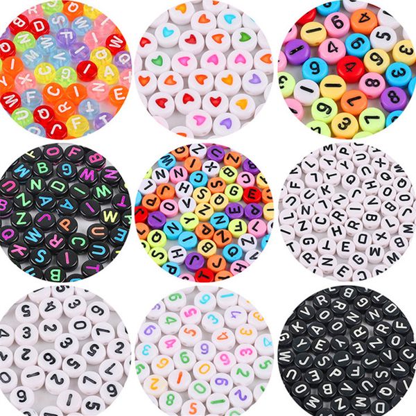 

100pcs/set 6mm mixed square alphabet letter beads charms bracelet necklace for jewelry making diy accessories, Bronze;silver