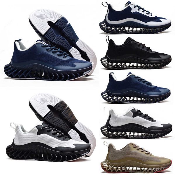 

shoes home running viale lightweight mesh breathable sneakers triple black white blue brown shock absorbing blade warrio