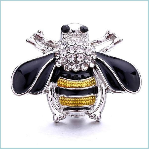 

clasps hooks noosa 18mm bee colorf ginger snap jewelry sier enamel honeybee diy necklace bracelet accessory new finding drop deliv dhroi