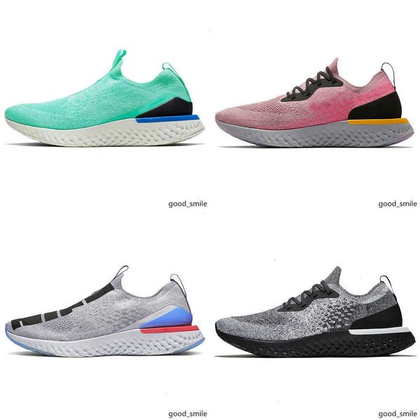 

hiking footwear breathable soft epic react womens mens shoes royal green all white sea mist blue pewter trainers sneakers